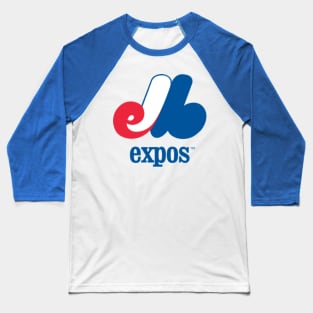 Les Expos de Montréal Stacked Logo Baseball T-Shirt